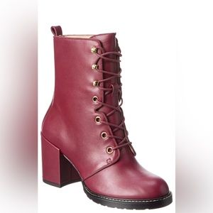 Stuart Weitzman Cassey Leather Bootie